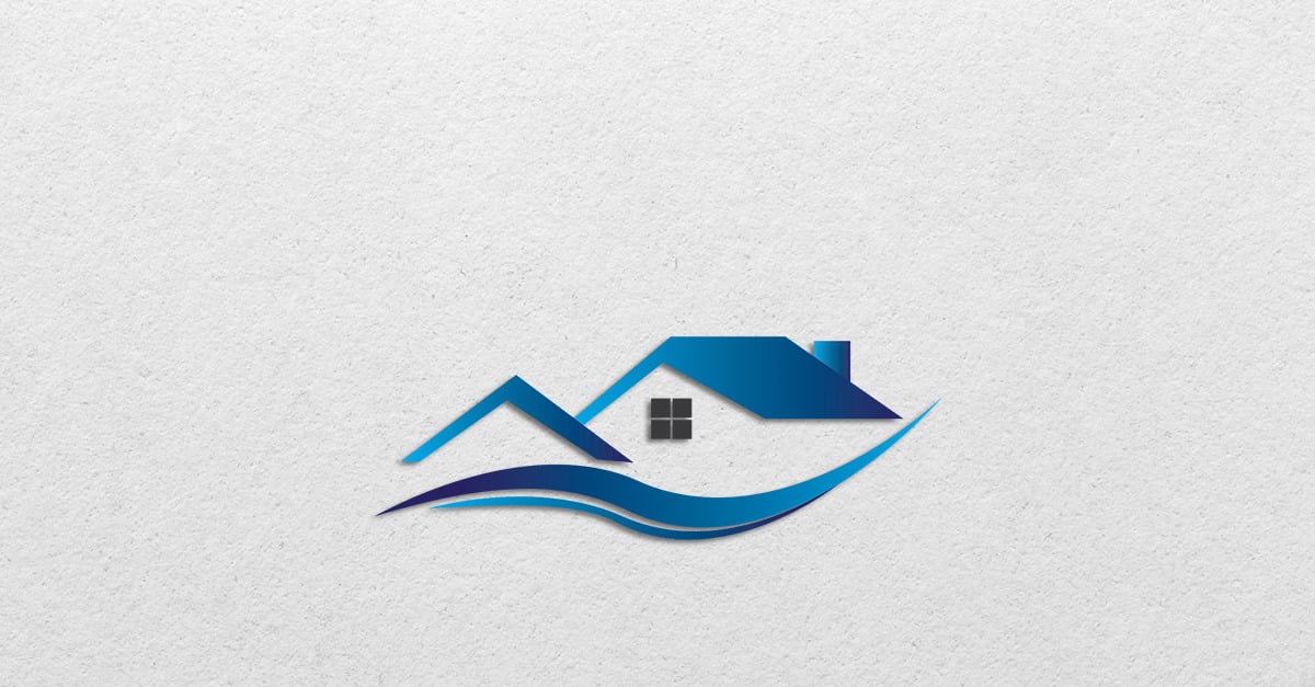 Blue Real Estate Logo template 175156 TemplateMonster