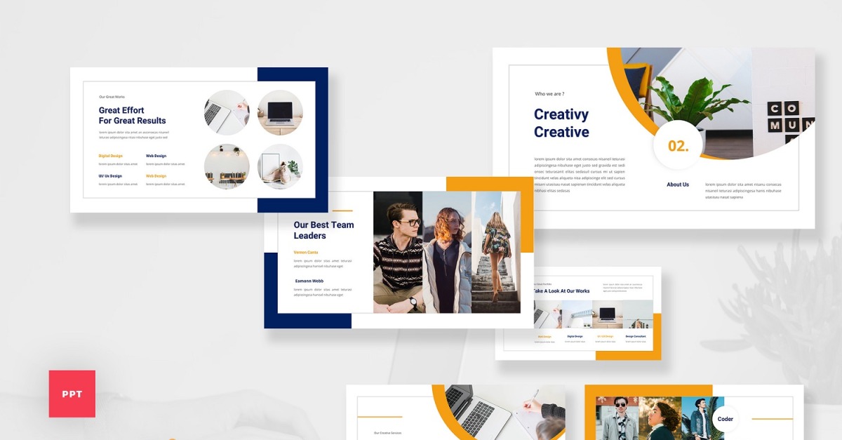 Creativy - Creative PowerPoint Template - TemplateMonster