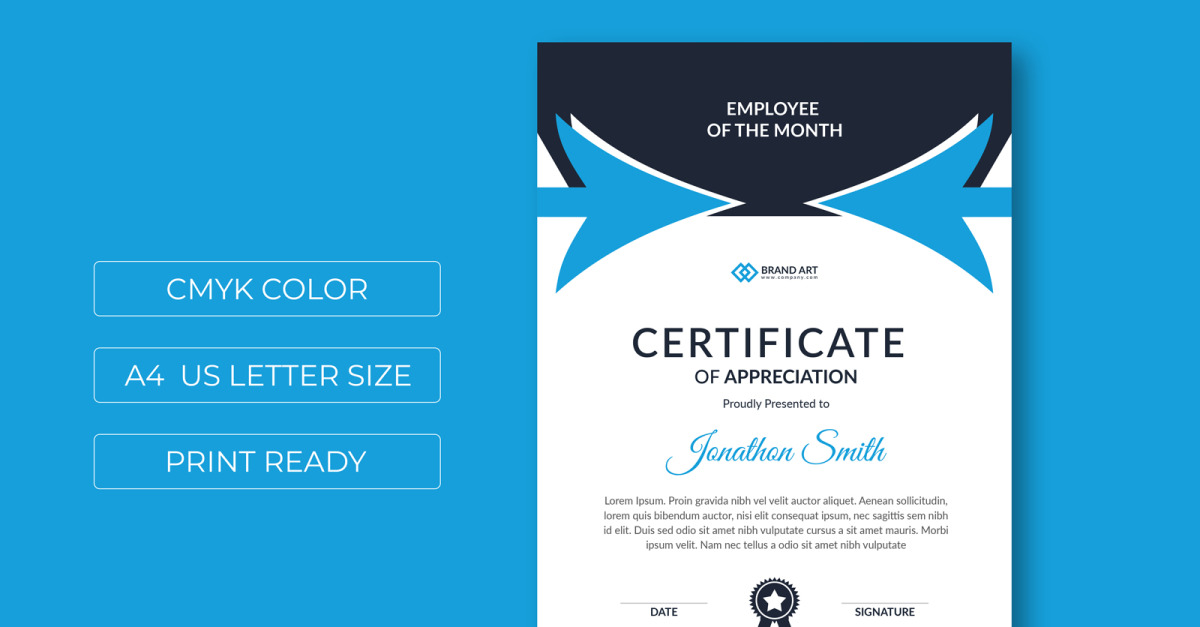 Elegant Certificate Template theme #176222 - TemplateMonster