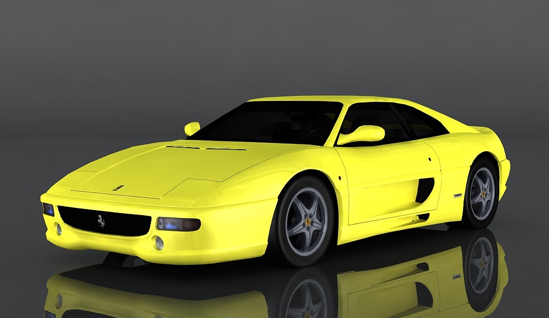 フェラーリ Ferrari F355 3Dクリスタル 完美品-