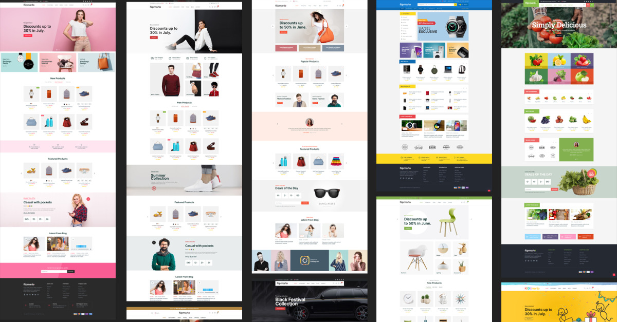 Flipmarto - Modèle de site Web polyvalent - TemplateMonster