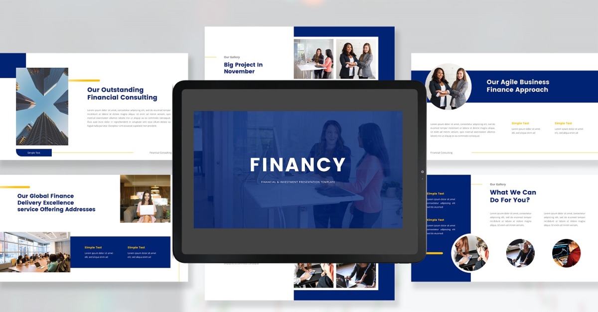 Financy - Financial & Investment Google Slides Template