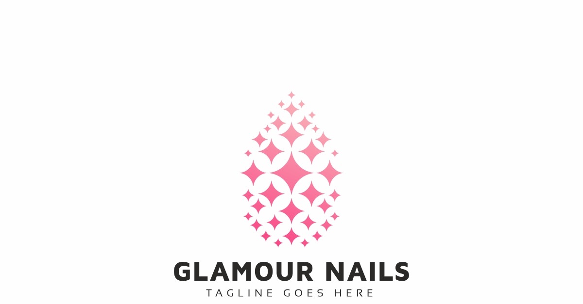Glamour Nails Logosu 178733 TemplateMonster