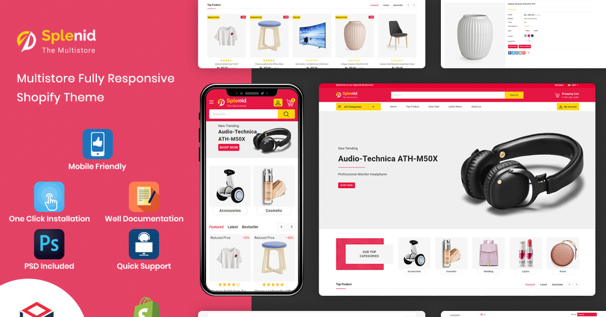 MultStore - Presentes e Decoração, Temas para E-commerce