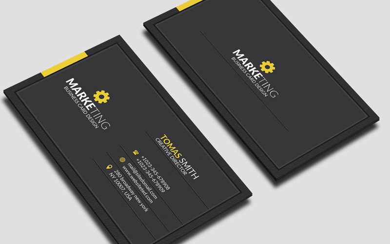 Tomas Smith - Corporate Business Card - TemplateMonster