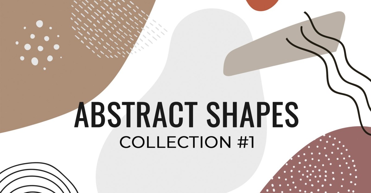 Collection de formes abstraites - illustration d'éléments vectoriels