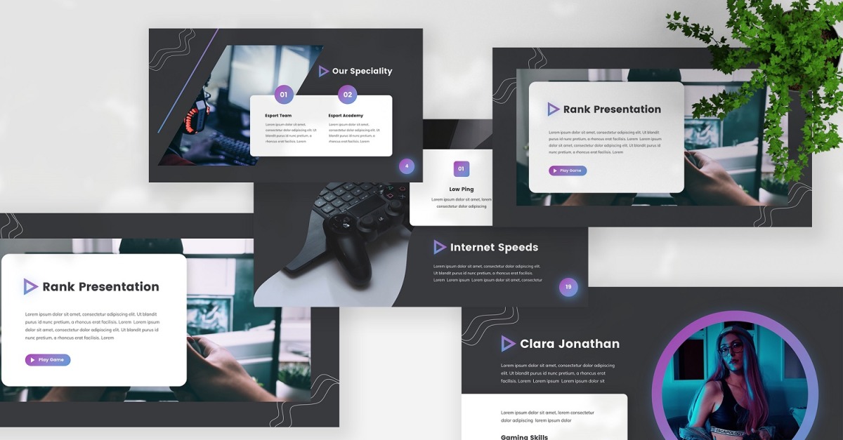 Video Game Powerpoint Template