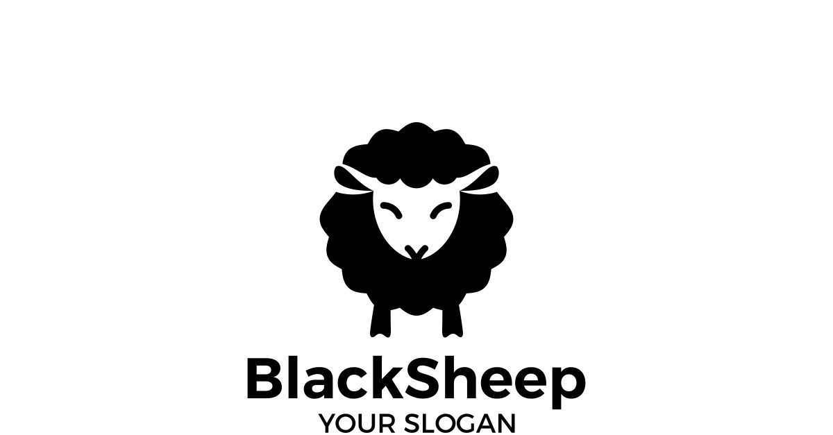 Sheep Logo - Black Sheep Logo Template - TemplateMonster