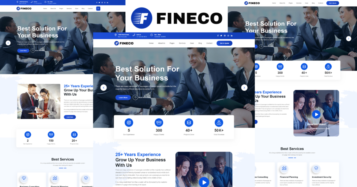 Fineco - Finance and Consulting HTML5 Template