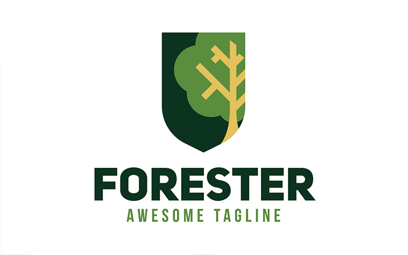 Forester Crest Logo Template #183858 - TemplateMonster