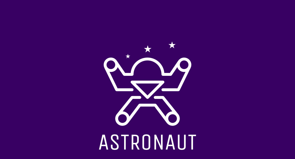 Astronaut Logo Vector Art PNG, Logo Astronaut, Illustration, Space,  Astronaut PNG Image For Free Download