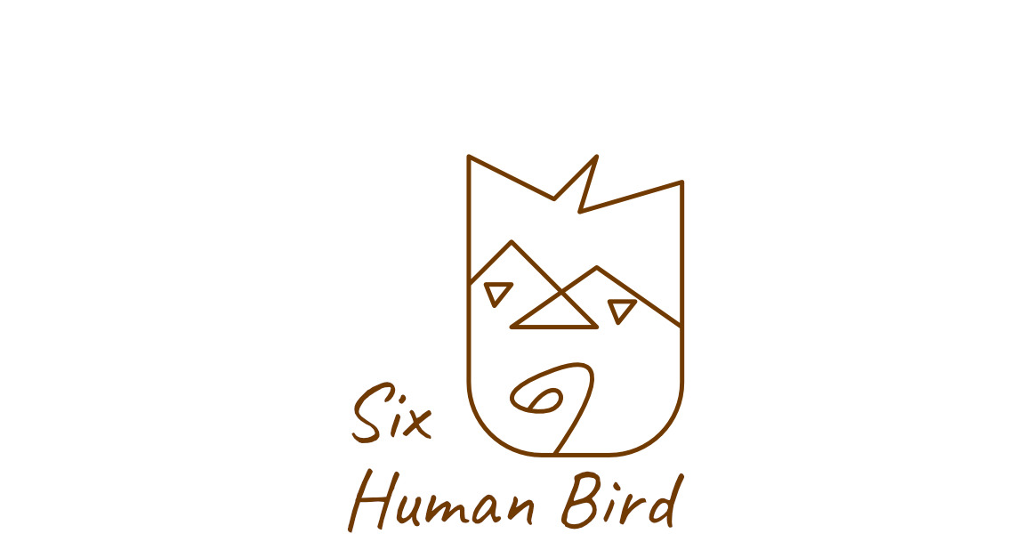 Six Human Bird Logo Design Template - TemplateMonster