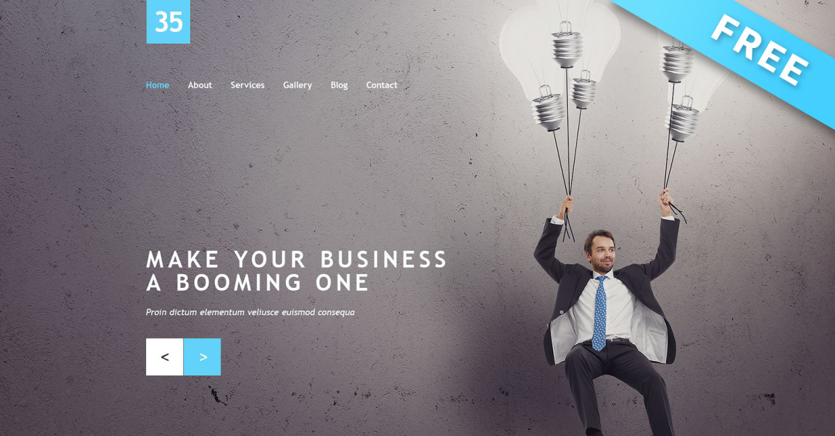 35 Free Business Muse Template with Parallax