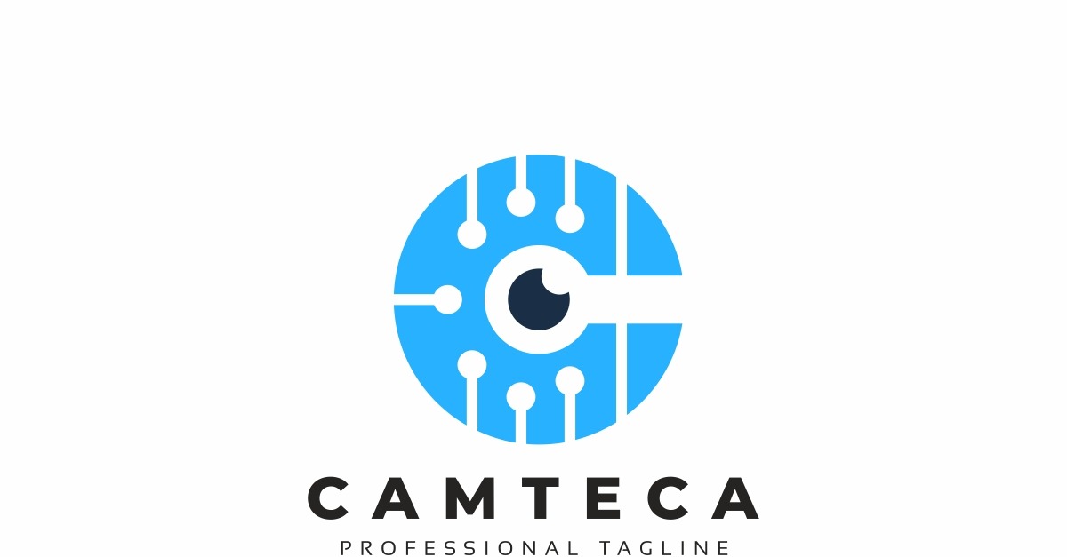 Camera Tech C Letter Logo Template #186030 - TemplateMonster