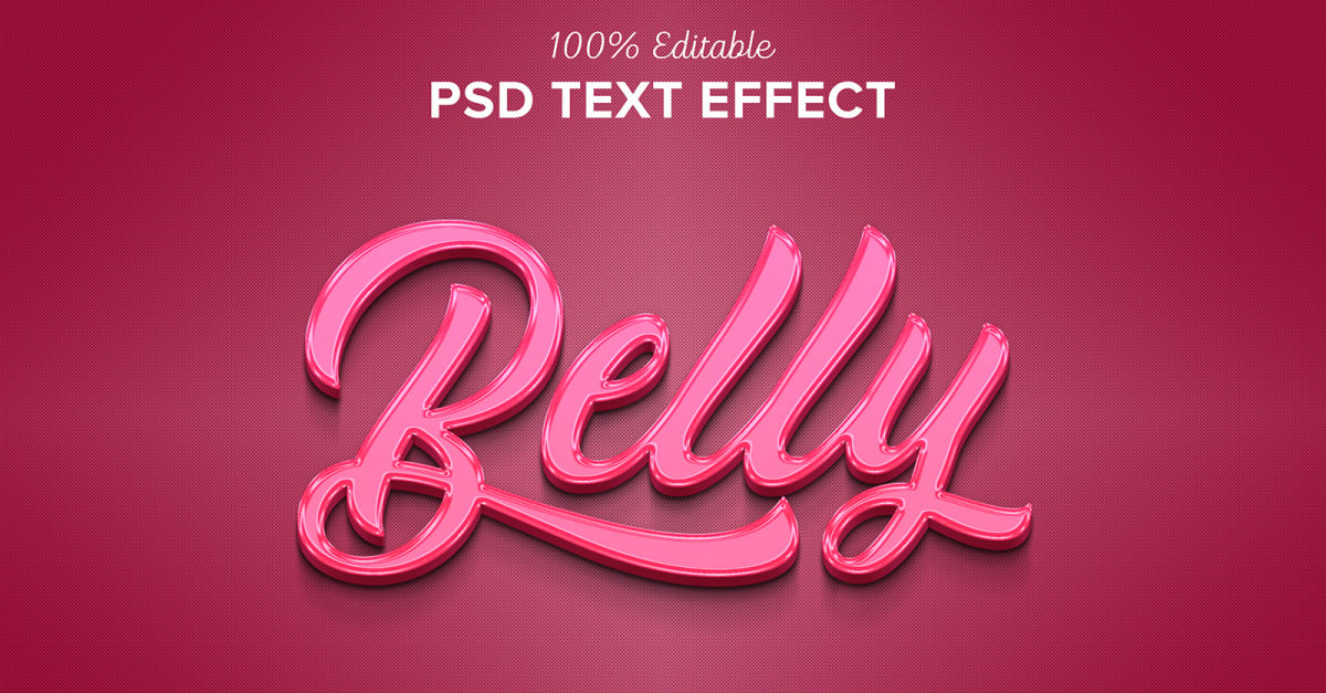 3d text psd