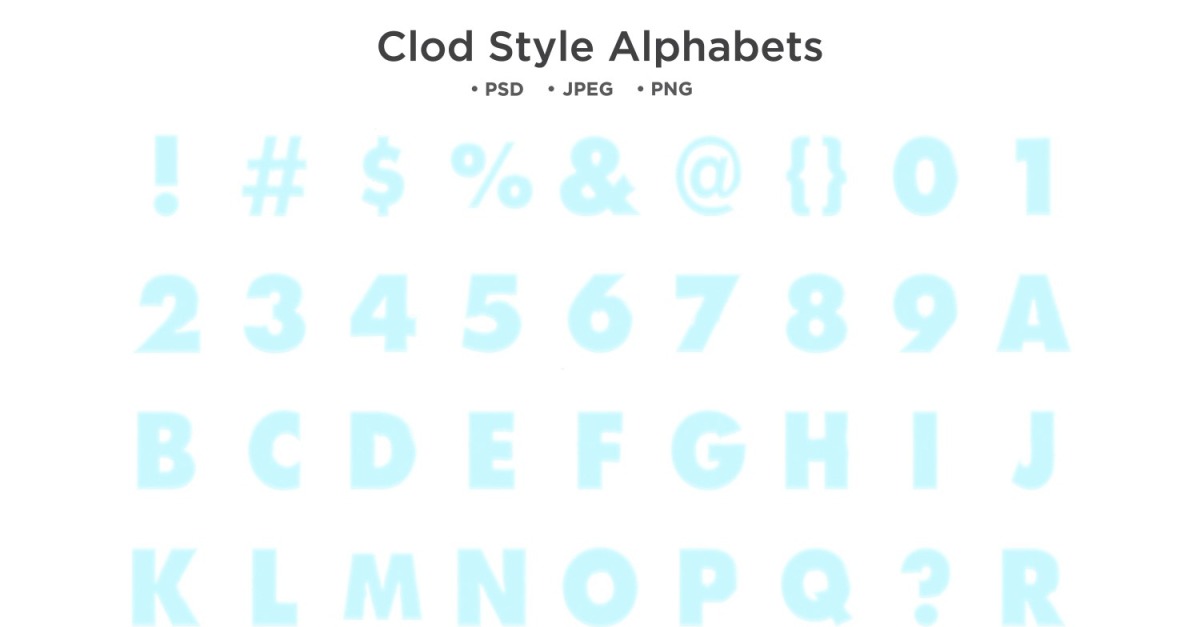 Cold Style Alphabet, Abc Typography #190577 - TemplateMonster