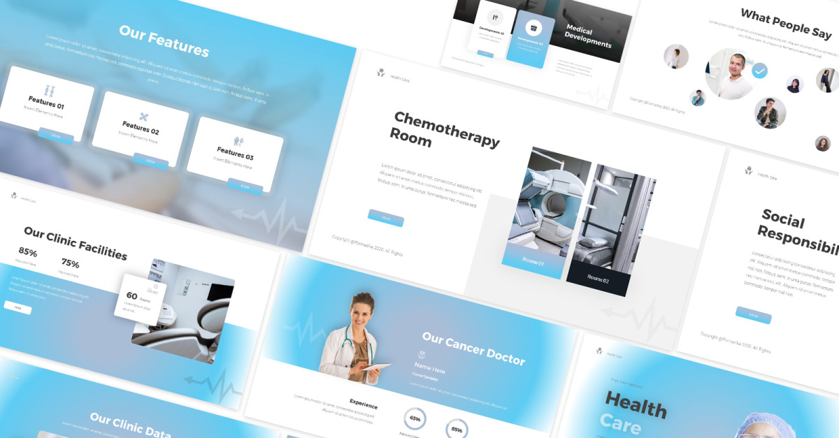 Health Care Medical Google Slides Template TemplateMonster