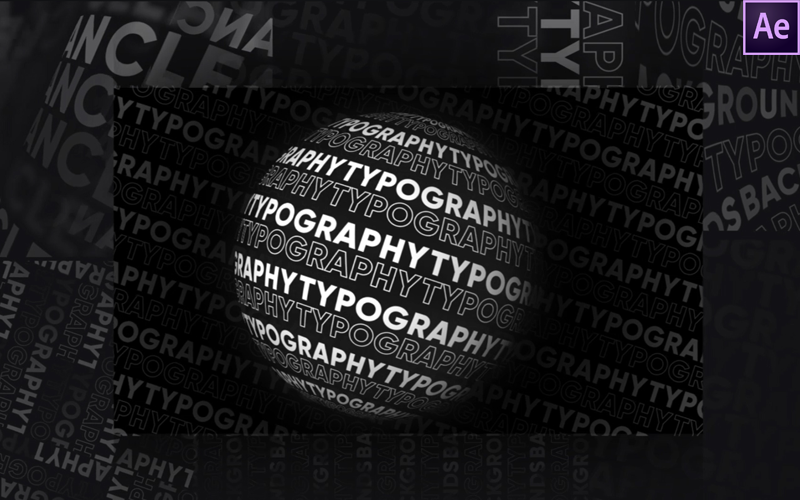 Typography Patterns V2- After Effects - TemplateMonster