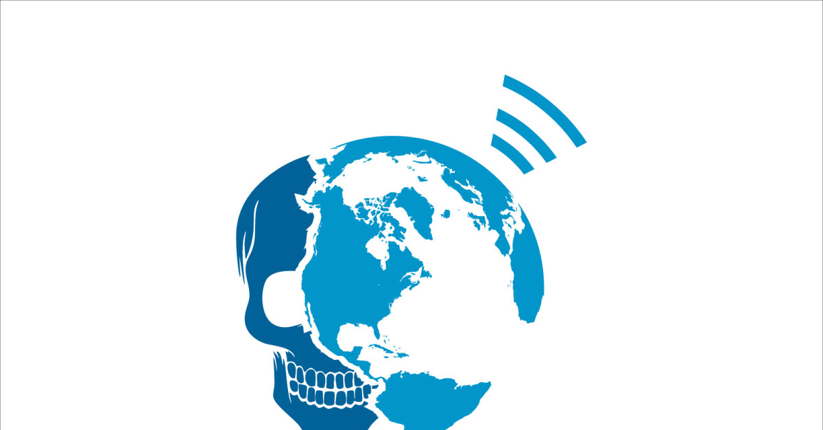 Earth dangerous reminder vector template - TemplateMonster