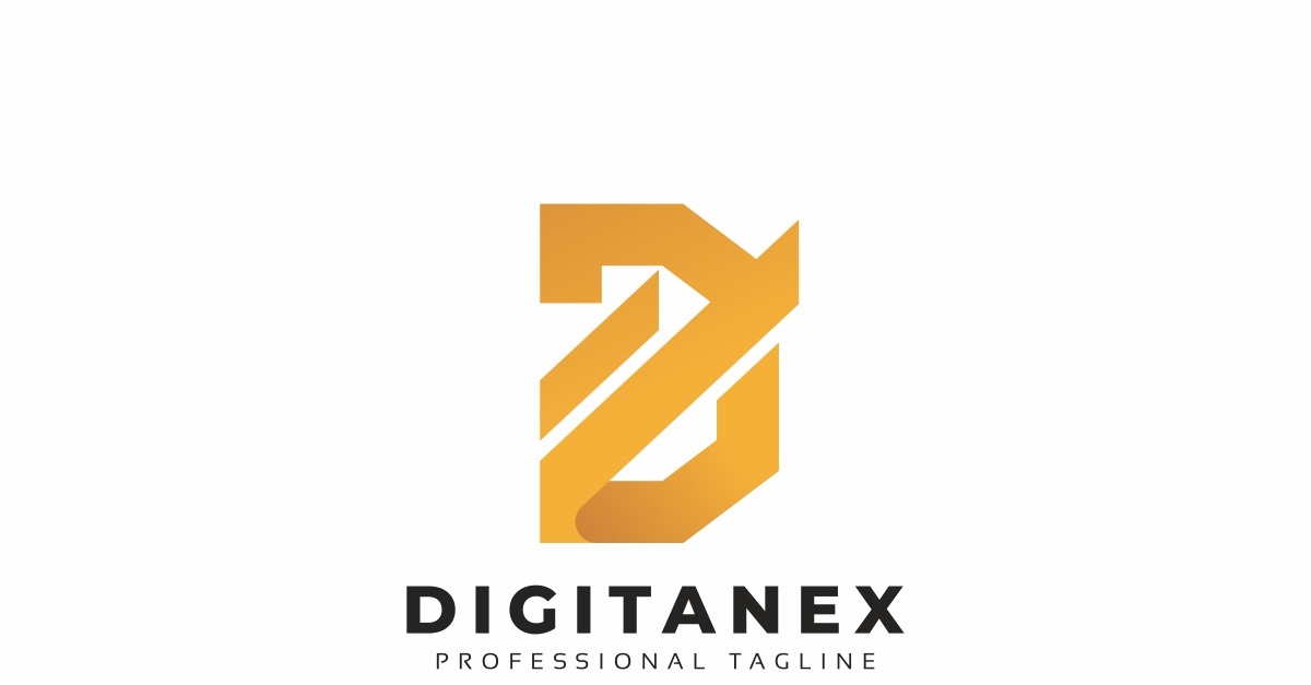D Letter Invest Logo Template 196399 TemplateMonster