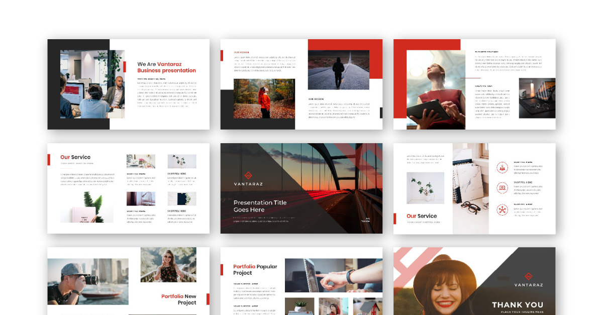 Vantaraz – Creative Business PowerPoint Template