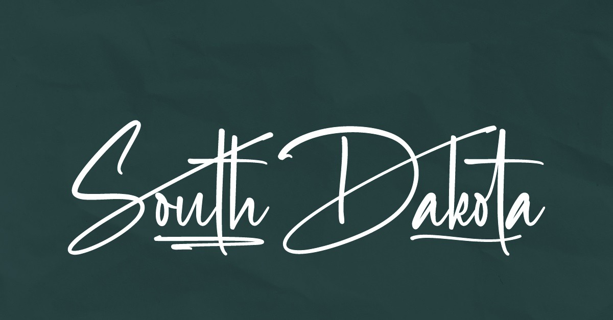 South Dakota Signature Font #199513 - TemplateMonster