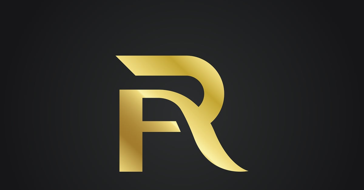 Ar logo letter design on luxury background. ra logo monogram • wall  stickers flat, identity, fashion | myloview.com