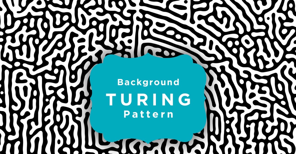 Turing Vector Seamless Pattern WallpaperTemplate