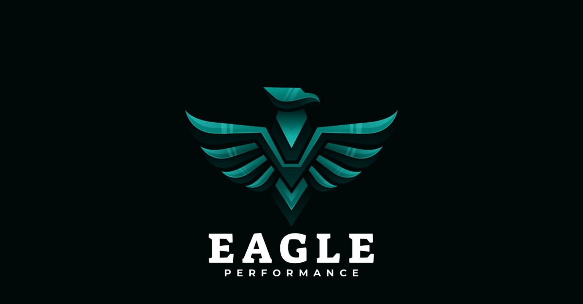 Eagle Gradient Logo Templates #208158 - TemplateMonster