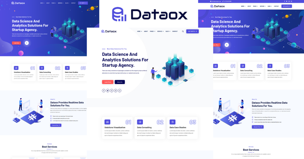 Dataox - Data Science & Analytics HTML5 Template