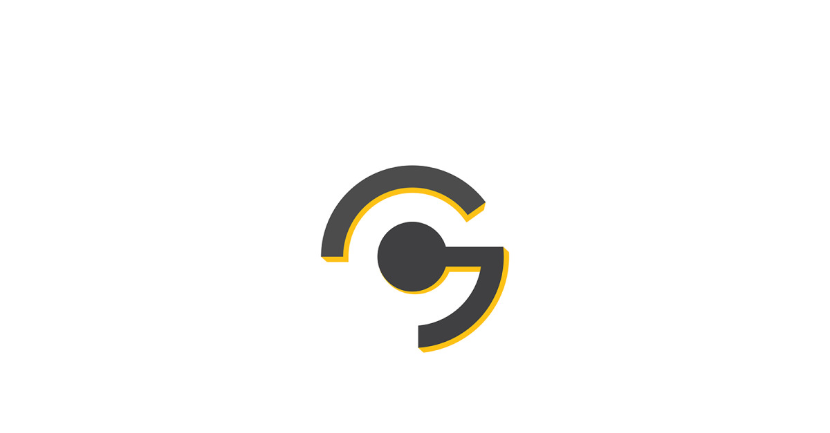G Letter Circle Logo Design Vector of GC Logo Design Vector Template