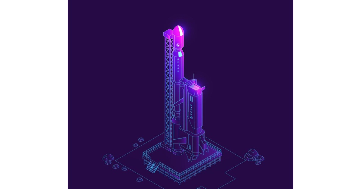 Digital Twin Technology Isometric 210210118 Vector Illustration Concept