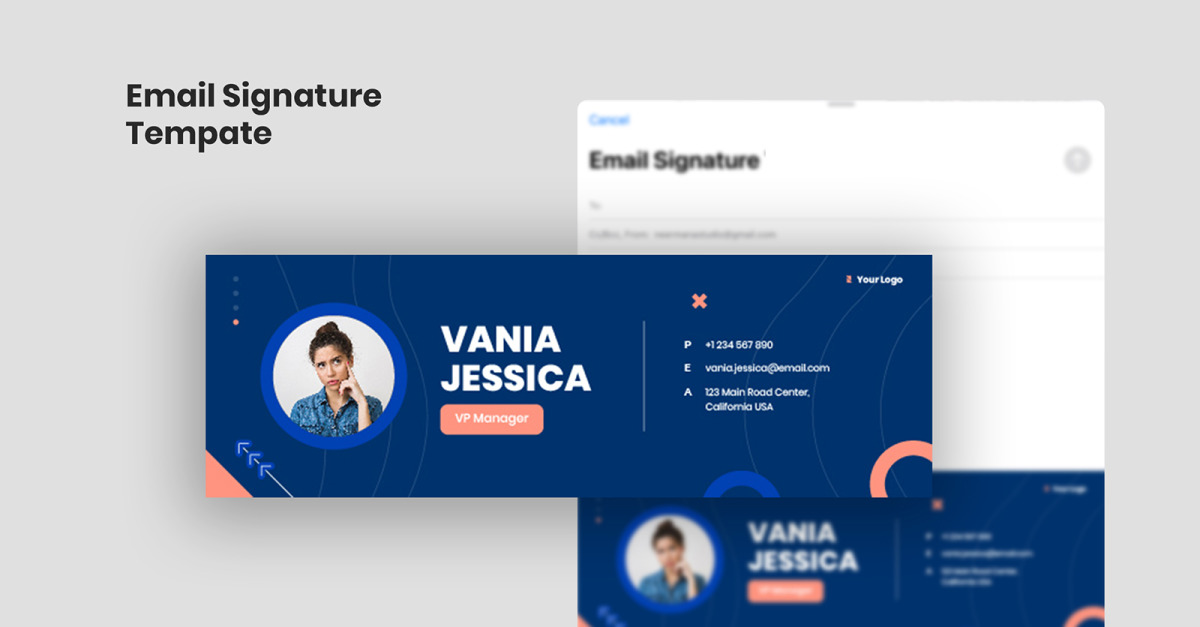 Creative Corporate Email Signature Template - TemplateMonster