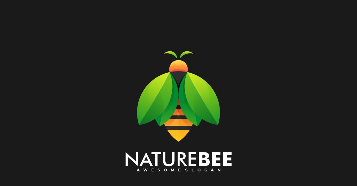 Doğa Arı Gradyan Logo Tarzı #213127 - TemplateMonster