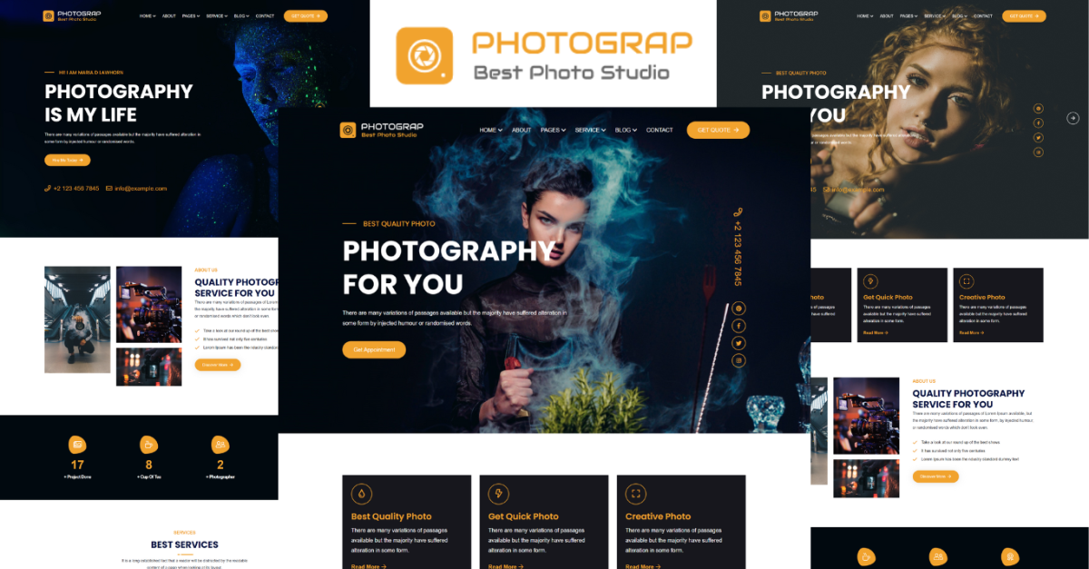 Photograp - Photography HTML5 Template