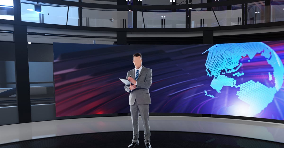 Virtual Studio Set 680 Camera 08 Stock Motion Graphics