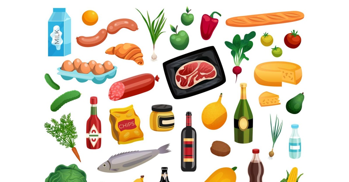 Food Set 201100311 Vector Illustration Concept