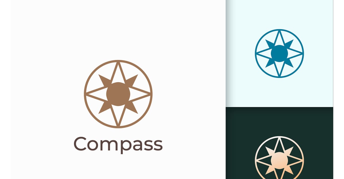 Compass Logo Vector Graphic by Redgraphic · Creative Fabrica