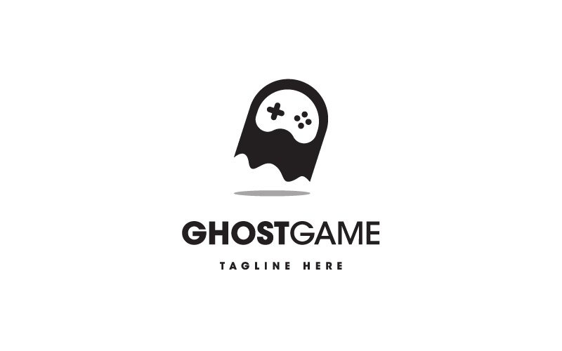 Ghost Gamer Mascot Logo Template #392596 - TemplateMonster
