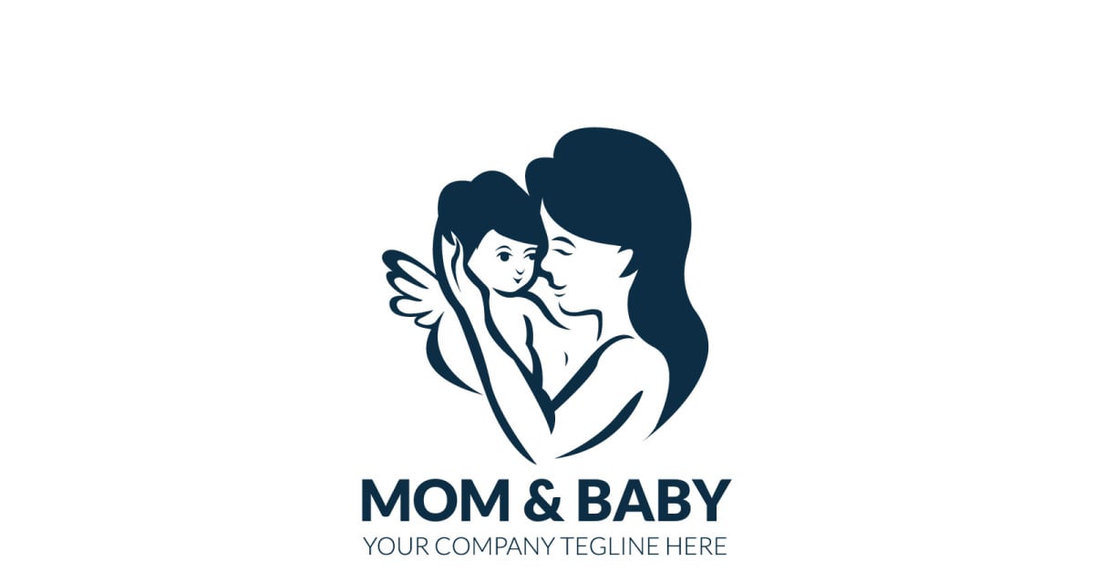 Mom Baby Care Logo Design Image Stock Vector (Royalty Free) 1536594134 |  Shutterstock