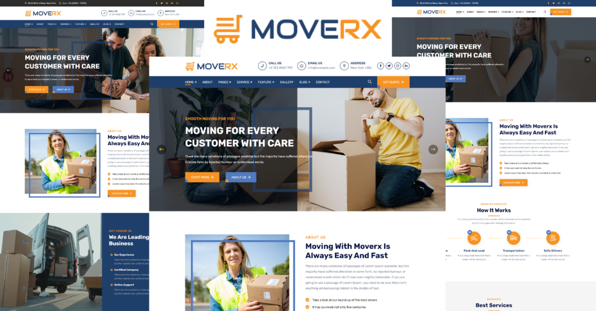 Moverx - Moving Company HTML5 Template