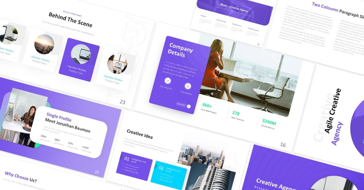 Creative Agency2 Powerpoint Template - TemplateMonster