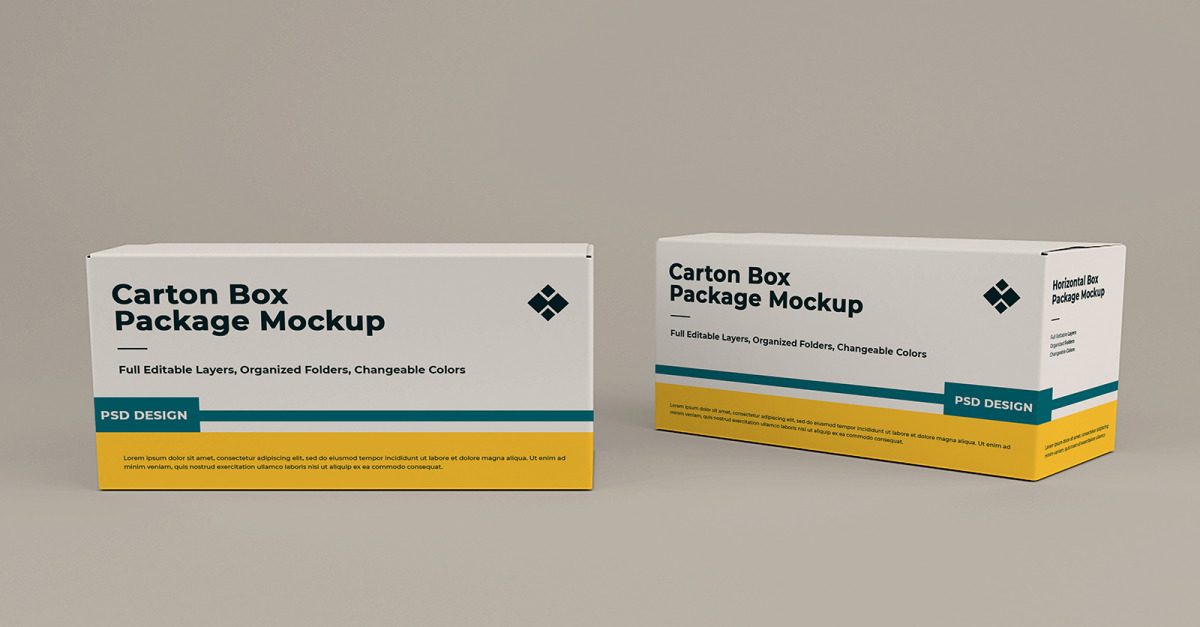 Cardboard Box Mockup Vol.4 #220299 - TemplateMonster