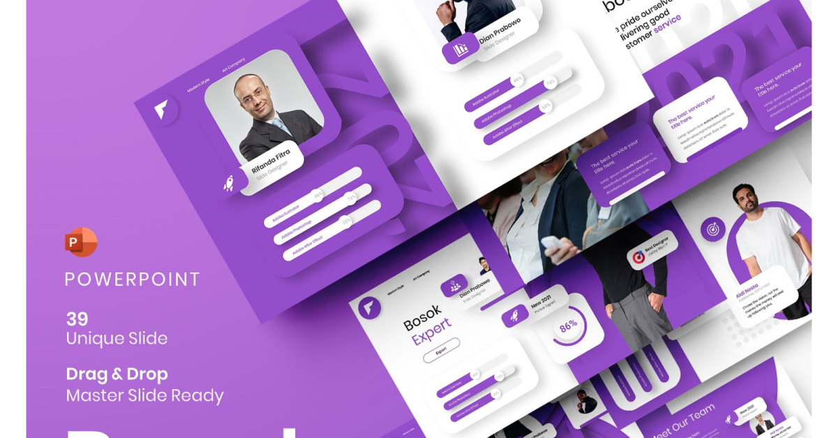 Bacok – Business PowerPoint Template - TemplateMonster