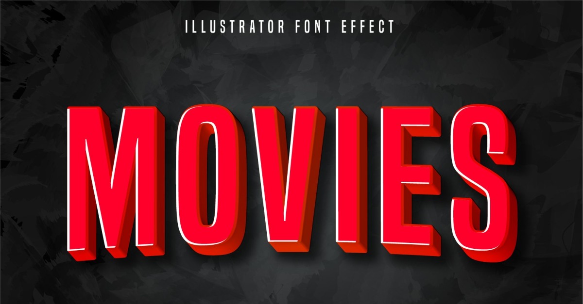 Movies - Editable Text Effect, Comic And Cartoon Text Style, Graphics ...