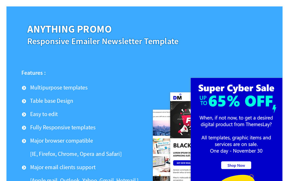 Anything Promo - Responsive Emailer Newsletter Template