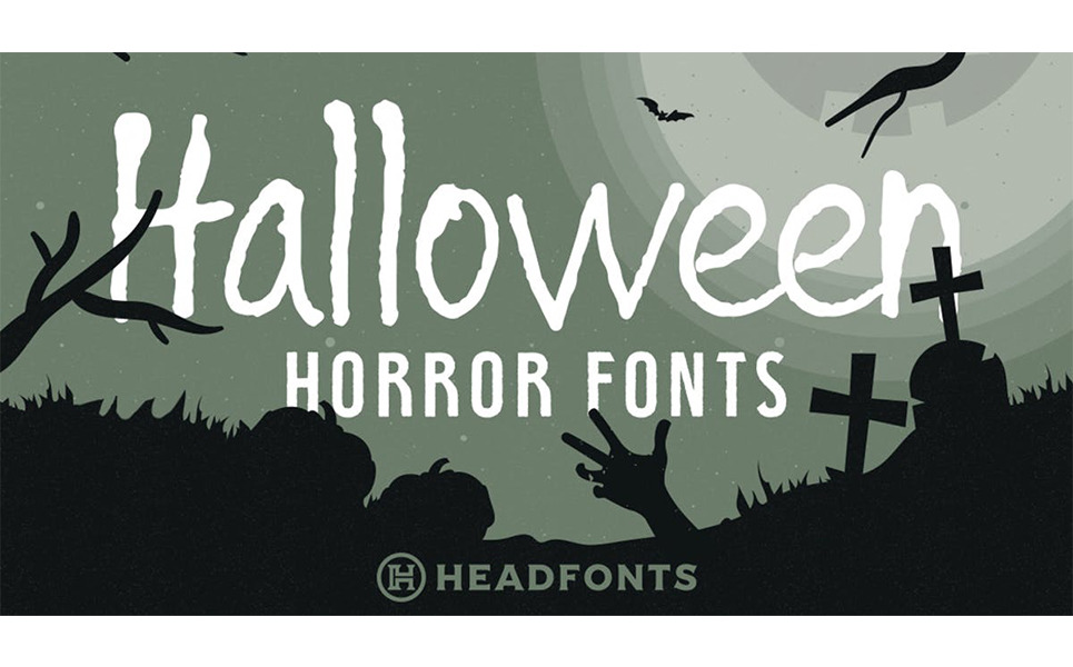Paquete de fuentes de terror de Halloween - Paquete de fuentes de terror de  Halloween