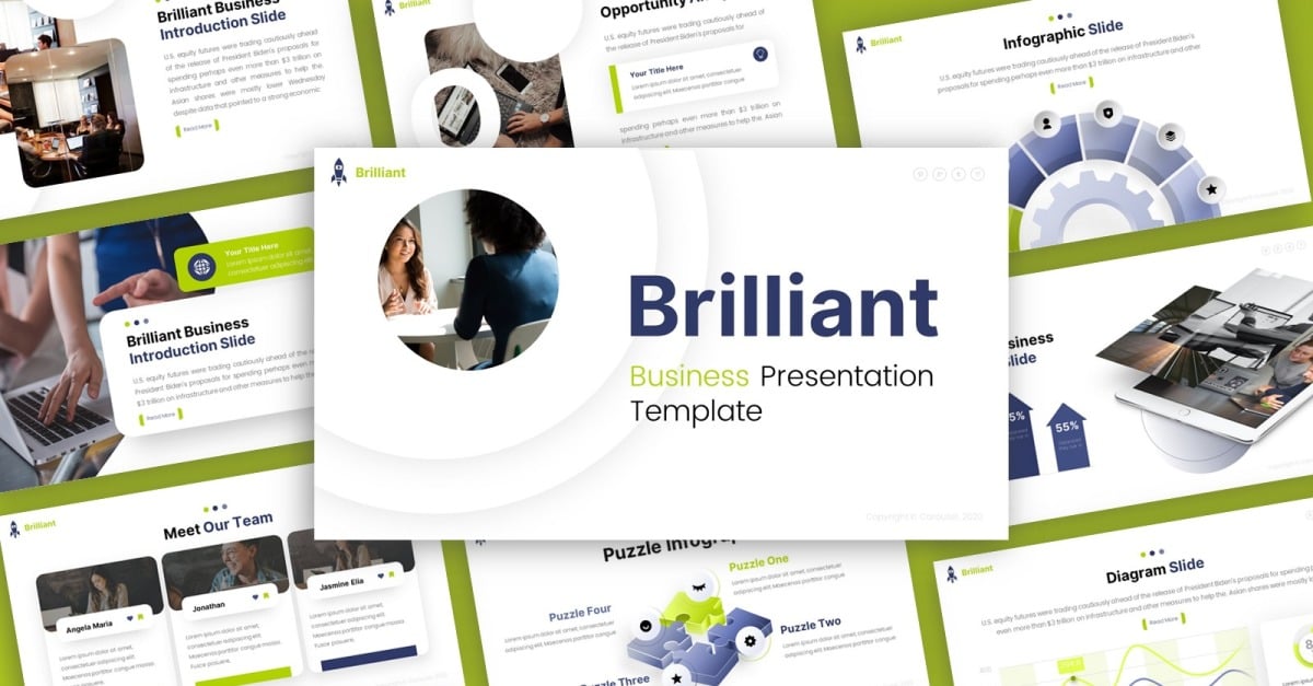 Brillant - Business Multipurpose PowerPoint Template