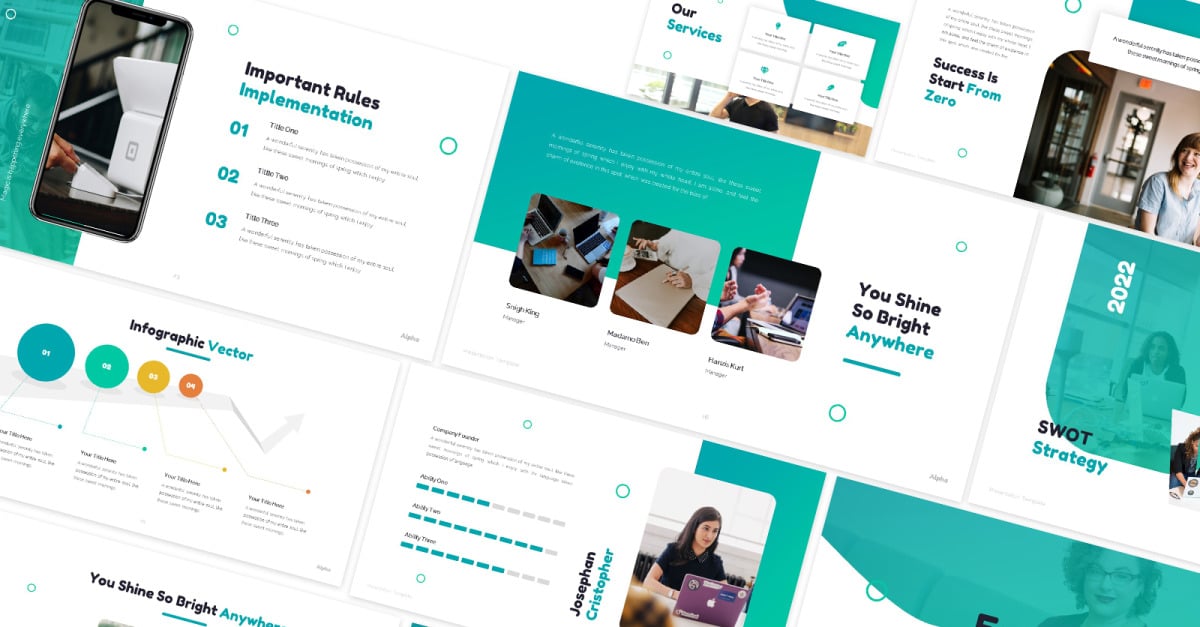 Espa Business Google Slides Template - TemplateMonster