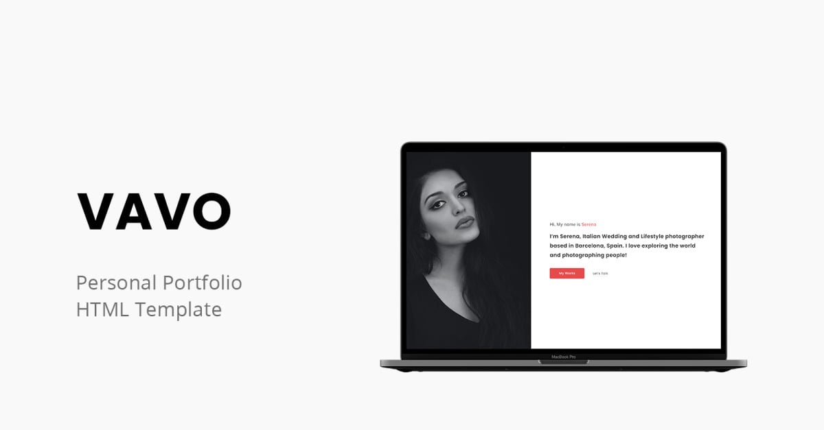 Vavo - Premium Personal Portfolio Template